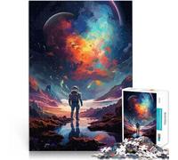 Puzzles de 1000 Piezas para Adolescentes La Vida es ficción en el Espacio Juegos de relajación Interacción Entre Padres e Hijos 38x26cm