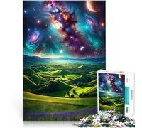Puzzles de 1000 Piezas para Adolescentes Magia Espacial de Green Hills Difícil y desafío Actividades Divertidas en casa, Regalos de cumpleaños, Regalos de Viaje, 75x50cm