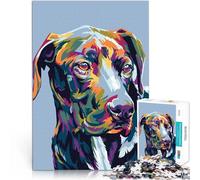 Puzzles de 1000 Piezas para Adolescentes Mi Lindo Perro Competición de Velocidad de Manos con Piezas de Formas aleatorias Que se entrelazan Completamente 75x50cm