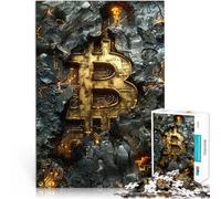 Puzzles de 1000 Piezas para Adolescentes Minería de Rocas Bitcoin Reducción del estrés Interesante Regalo para cumpleaños 52x38cm