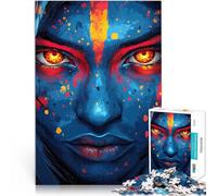 Puzzles de 1000 Piezas para Adolescentes Mirada ardiente Juegos Divertidos para la Familia Cada Pieza es única: un desafiante y Divertido Juego Familiar 52x38cm
