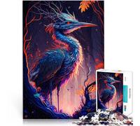 Puzzles de 1000 Piezas para Adolescentes Misticismo Avestruz Entrena tu Cerebro y Tus Manos Regalos de cumpleaños, Regalos, Arte Mural 38x26cm