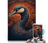 Puzzles de 1000 Piezas para Adolescentes País de Las Hadas de los cisnes Montaje de Patrones Interacción Entre Padres e Hijos 52x38cm