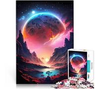 Puzzles de 1000 Piezas para Adolescentes Paisaje del Edén Galáctico Juguete Educativo para aliviar el estrés Buen Regalo 52x38cm