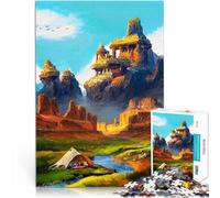 Puzzles de 1000 Piezas para Adolescentes Peregrinación al Panteón Juguete Educativo Intelectual descompresor Gran Regalo 38x26cm