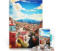 Puzzles de 1000 Piezas para Adolescentes Pintura al óleo de Oaxaca Juguetes para aliviar el estrés para la decoración del hogar 52x38cm
