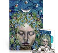 Puzzles de 1000 Piezas para Adolescentes Reina de la Luna Oscura Juego desafiante y Juego Familiar Mejorar el Amor Entre Parejas 52x38cm