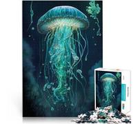 Puzzles de 1000 Piezas para Adolescentes Reino mítico de Las Medusas Juegos educativos Actividades Divertidas en casa, Regalos de cumpleaños, Regalos de Viaje, 38x26cm