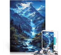 Puzzles de 1000 Piezas para Adolescentes Río de montaña Entrena tu Cerebro y Tus Manos Decoración de Pared cumpleaños y Navidad 75x50cm