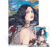 Puzzles de 1000 Piezas para Adolescentes Rosa y ruiseñor Juguetes educativos de Aprendizaje Decoración artística del hogar 38x26cm