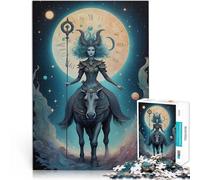 Puzzles de 1000 Piezas para Adolescentes Sagitario del zodíaco Competición de Velocidad de Manos Toda la Familia. 38x26cm