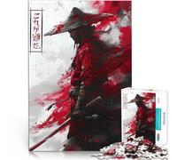 Puzzles de 1000 Piezas para Adolescentes Samurái Cazador de Demonios Rompecabezas Actividades Divertidas en casa, Regalos de cumpleaños, Regalos de Viaje, 52x38cm