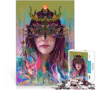 Puzzles de 1000 Piezas para Adolescentes Serenidad Juego Familiar para aliviar el estrés: desafío difícil Una Obra de Arte 52x38cm