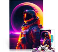 Puzzles de 1000 Piezas para Adolescentes Solo en el Espacio Juguete Educativo para aliviar el estrés Regalos de Amigo Secreto 38x26cm