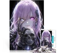 Puzzles de 1000 Piezas para Adolescentes Susurrador de Calaveras Juguete Educativo para aliviar el estrés Regalo Divertido 52x38cm