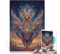 Puzzles de 1000 Piezas para Adolescentes Tótem del Fénix Entrena tu Cerebro y Tus Manos con Piezas de Formas aleatorias Que se entrelazan Completamente 52x38cm