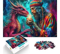 Puzzles de 1000 Piezas para Adolescentes Una conexión mística Juego desafiante y Juego Familiar Decoración hogar 38x26cm