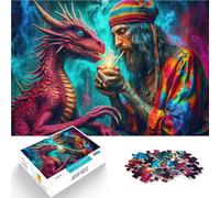 Puzzles de 1000 Piezas para Adolescentes Una conexión mística Juego desafiante y Juego Familiar Decoración hogar 38x26cm