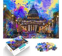 Puzzles de 1000 Piezas para Adolescentes Vaticano Desafiante de completar, Pero Divertido y Gracioso. Juego de desafío único 52x38cm