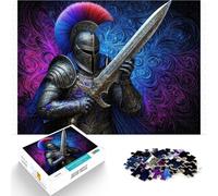 Puzzles de 1000 Piezas para Adolescentes Vigilia Resplandeciente de los Caballeros Juego Familiar para y Una Obra de Arte 38x26cm