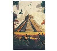 Puzzles de 1000 piezas para adultos, Chichen Itza, rompecabezas creativos para niños, juego educativo para niños adultos (78×53cm)