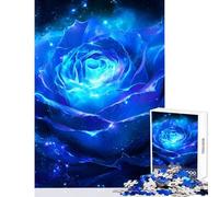Puzzles de 1000 Piezas para Adultos diseño de Estrellas Galaxia Rosas Flores Zen Juguetes antiestrés Juegos Juego Educativo Lista de Deseos con Papá Noel tamaño 38x52cm