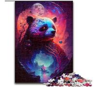 Puzzles de 1000 Piezas para Adultos, diseño de Panda Wonder, de Madera, Ideal para divertirse en Familia, Relajarse y Regalar en Vacaciones, 50x75cm, para Fiestas de cumpleaños para Hombres y Mujeres