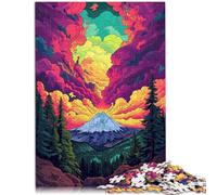 Puzzles de 1000 piezas para adultos Puzzle Mount St. Helens - Decoración de pared (26 x 38 cm)