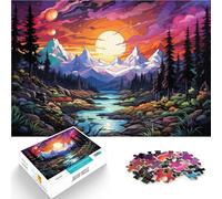 Puzzles de 1000 piezas para adultos Sierra Nevada Montañas Juego Estimulante Juguetes Excelente Regalo para y Adolescente de 14 años y más 26 x 38 cm