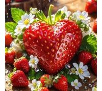 Puzzles de 150 Piezas par Adultos Amor Fresas, 65x65cm un Rompecabezas Adultos Desafiante, Puzzles para Toda la Familia, Regalos para Mujeres Hombres