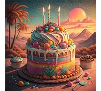 Puzzles de 150 Piezas par Adultos Pastel de Frijoles azucarados, 65x65cm un Rompecabezas Adultos Desafiante, Puzzles para Toda la Familia, Regalos para Mujeres Hombres