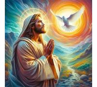 Puzzles de 150 Piezas par Adultos Río Faith Dove, 65x65cm un Rompecabezas Adultos Desafiante, Puzzles para Toda la Familia, Regalos para Mujeres Hombres