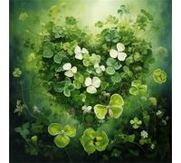 Puzzles de 200 Piezas par Adultos Hierba Verde corazón, 28x28cm un Rompecabezas Adultos Desafiante, Puzzles para Toda la Familia, Regalos para Mujeres Hombres