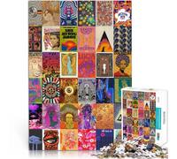 Puzzles de 2000 Piezas para Adolescentes Arte Hippie Patchwork - 副本 Juego práctico Cada Pieza es única: un desafiante y Divertido Juego Familiar 70x100cm