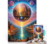 Puzzles de 2000 Piezas para Adolescentes Arte vívido y psicodélico Juego de Preguntas Cada Pieza es única: un desafiante y Divertido Juego Familiar 70x100cm
