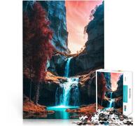 Puzzles de 2000 Piezas para Adolescentes Cañón de la Cascada Matar el Tiempo en Vacaciones en casa Regalo de cumpleaños, Regalos 70x100cm