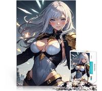 Puzzles de 2000 Piezas para Adolescentes Chica de Anime Juguete de desafío de Juego Educativo con póster a Juego y Hoja de Trivia 70x100cm