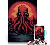 Puzzles de 2000 Piezas para Adolescentes Cthulhu Rising Matar el Tiempo en Vacaciones en casa Interacción Entre Padres e Hijos 70x100cm