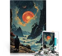 Puzzles de 2000 Piezas para Adolescentes Explorador en un Planeta Desconocido Juguetes de Juego desafiantes Mejorar la Memoria 70x100cm