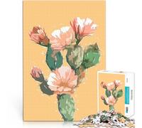 Puzzles de 2000 Piezas para Adolescentes Flor de Cactus Juguete Educativo para aliviar el estrés Regalo de cumpleaños 70x100cm