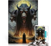 Puzzles de 2000 Piezas para Adolescentes Guardián de la Puerta del Infierno Juegos educativos Toda la Familia. 70x100cm
