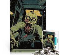 Puzzles de 2000 Piezas para Adolescentes Ilustración de Terror Zombi Juego Intelectual de Juguete Decoración del hogar 70x100cm