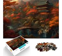 Puzzles de 2000 Piezas para Adolescentes Jungla Japonesa Entrena tu Cerebro y Tus Manos Decoración de Pared cumpleaños y Navidad 70x100cm