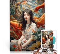 Puzzles de 2000 Piezas para Adolescentes Mujeres Naturaleza Arte Chino Análisis y lógica con Piezas de Formas aleatorias Que se entrelazan Completamente 70x100cm