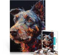 Puzzles de 2000 Piezas para Adolescentes Pintura al óleo de Perro Callejero Juguetes educativos Regalos de Amigo Secreto 70x100cm