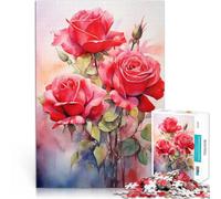 Puzzles de 2000 Piezas para Adolescentes Trío de Rosas Juguetes educativos de Aprendizaje Cada Pieza es única: un desafiante y Divertido Juego Familiar 70x100cm