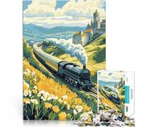 Puzzles de 2000 Piezas para Adolescentes Viaja en el Orient Express Juego Educativo Familiar Toda la Familia. 70x100cm
