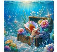 Puzzles de 300 Piezas par Adultos Cofre del Tesoro Submarino, 35x35cm un Rompecabezas Adultos Desafiante, Puzzles para Toda la Familia, Regalos para Mujeres Hombres