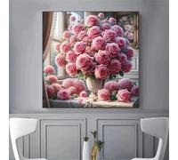 Puzzles de 300 Piezas par Adultos Ramo de Rosas Rosadas, 35x35cm un Rompecabezas Adultos Desafiante, Puzzles para Toda la Familia, Regalos para Mujeres Hombres
