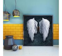 Puzzles de 500 Piezas par Adultos Alas de ángel Blanco, 45x45cm un Rompecabezas Adultos Desafiante, Puzzles para Toda la Familia, Regalos para Mujeres Hombres